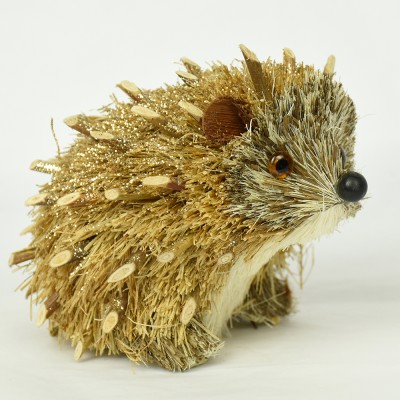 handmade cute artificial hedgehog home use festival deocrative ornament